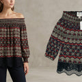 Off-Shoulder Bohemian Top