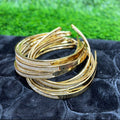Elegant Gold Crystal Hair Band Set