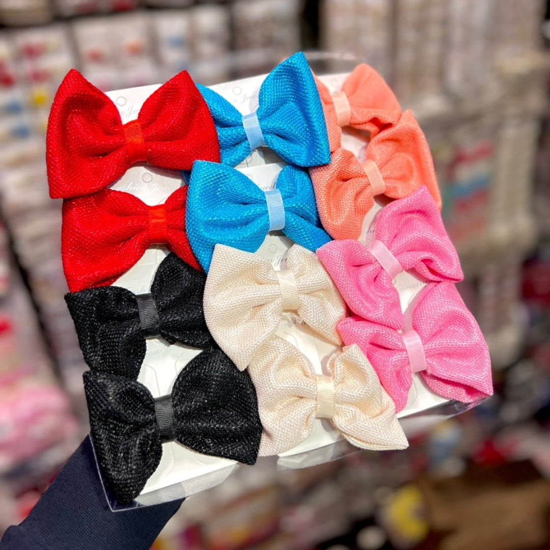 Cute Bow Hair Pin Pair