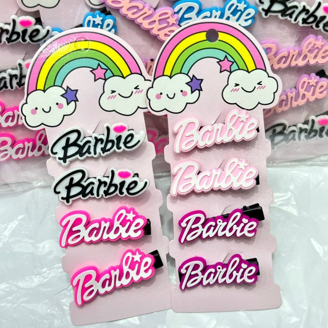 Barbie 4 Pins Card Set