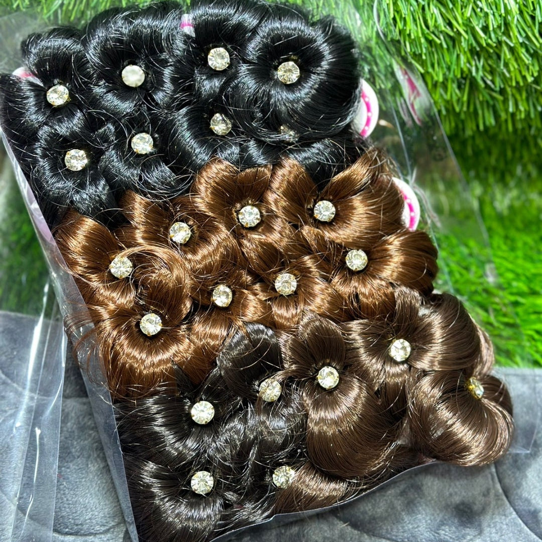 Artificial Hair Pins Pair