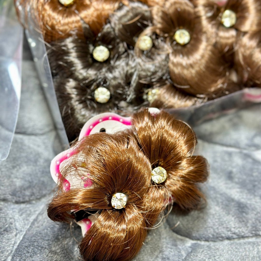 Artificial Hair Pins Pair