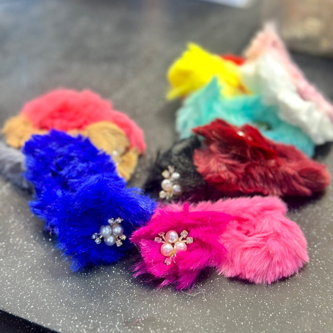 Fur Pony Hair Bands