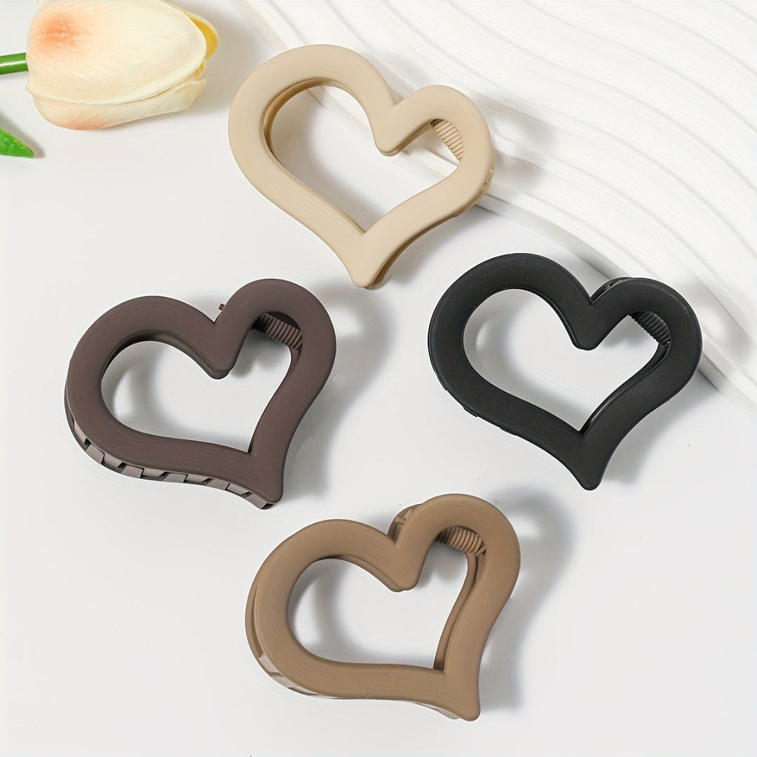 Heart-Shaped Hair Clip