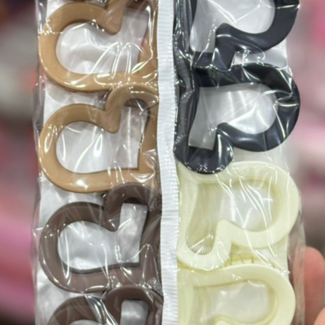 Heart-Shaped Hair Clip
