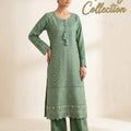 Green Cut Work 2-Piece Suit Lawn