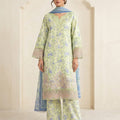 Pistachio Embroidered 3-Piece Suit