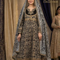 Embroidered Black Frock