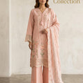 Baby Pink Embroidered 3 Piece Suit