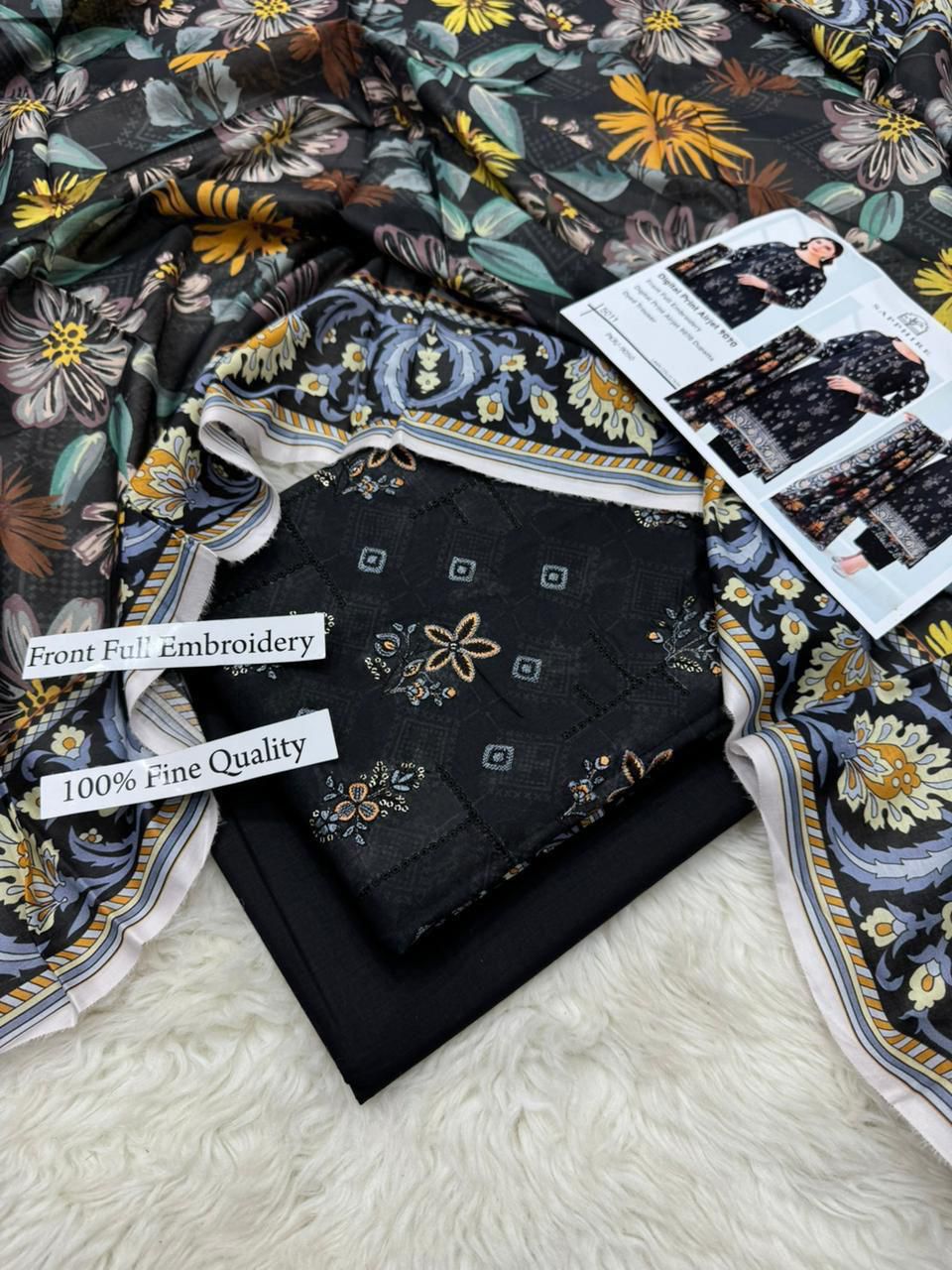SAPPHIRE FRONT FULL EMBROIDERY PREMIUM