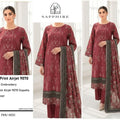 SAPPHIRE FRONT FULL EMBROIDERY PREMIUM