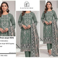 SAPPHIRE FRONT FULL EMBROIDERY PREMIUM